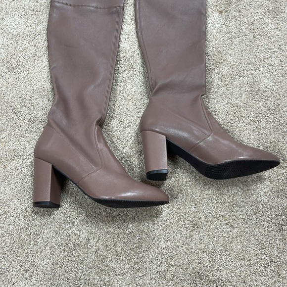 Stuart Weitzman OTK leather boots - Picture 2 of 8